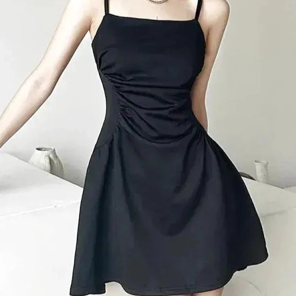 Sleek black dress